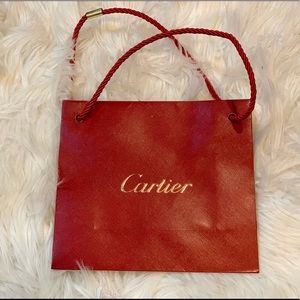 Authentic Cartier Shopping Bag